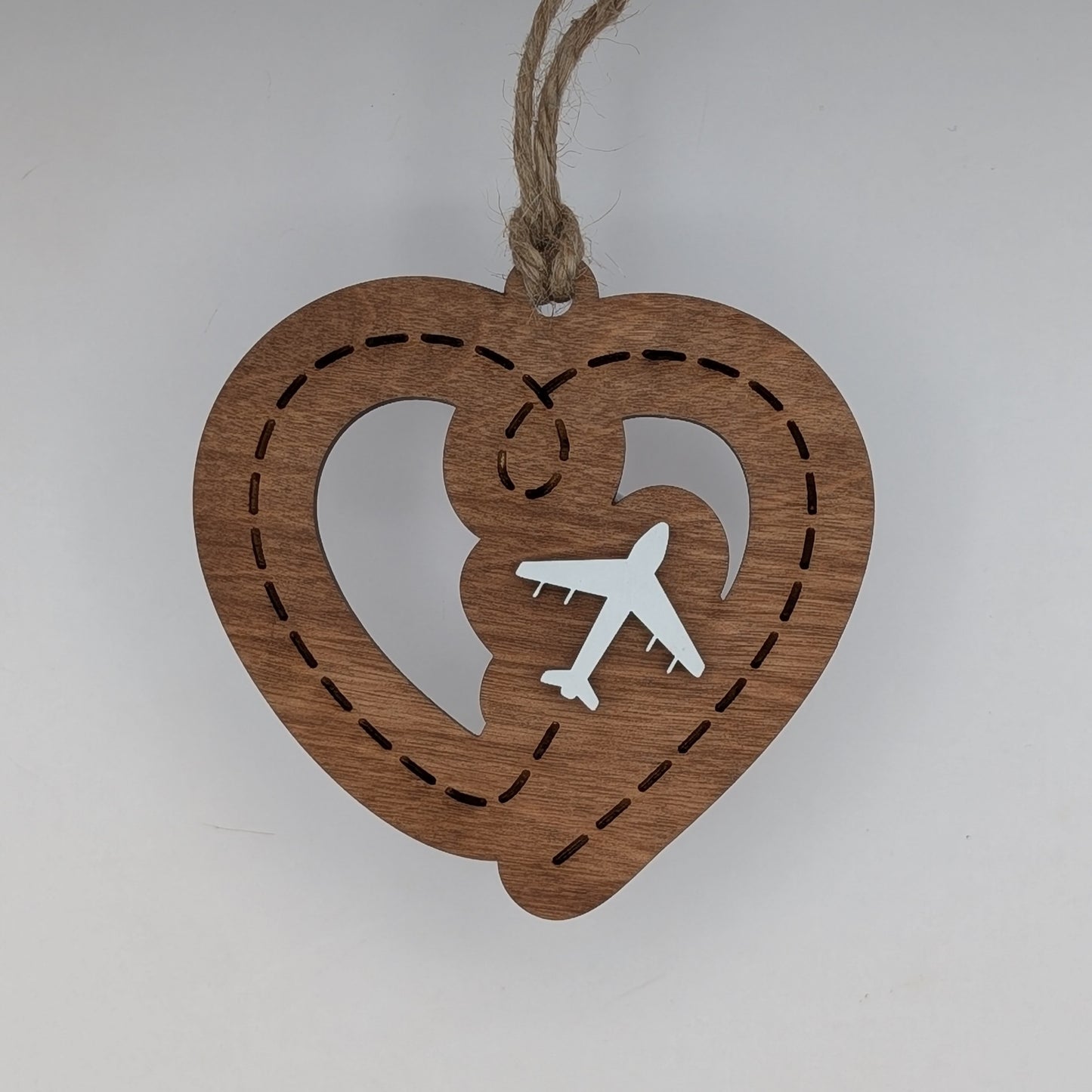 Love takes flight Christmas ornament