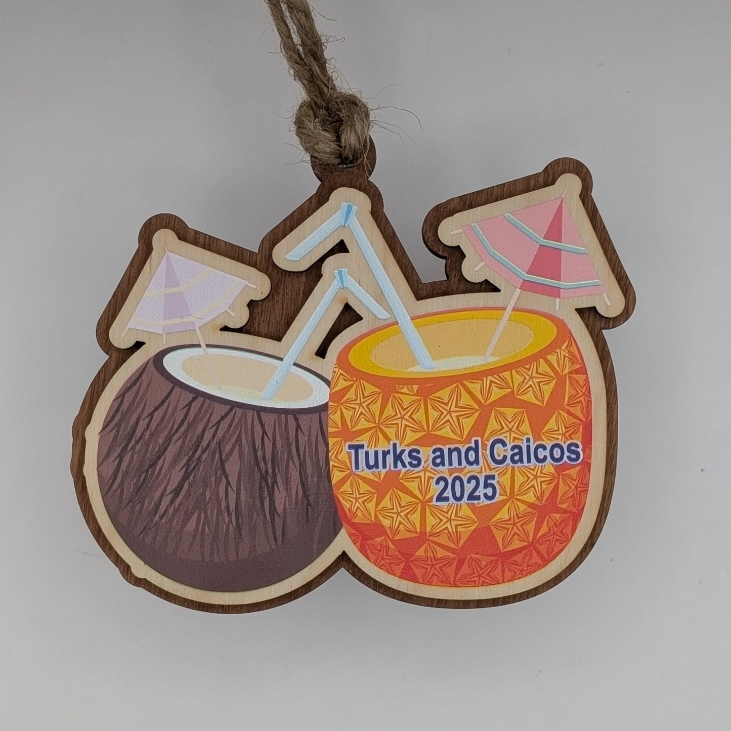 Tropical Drink Christmas ornament