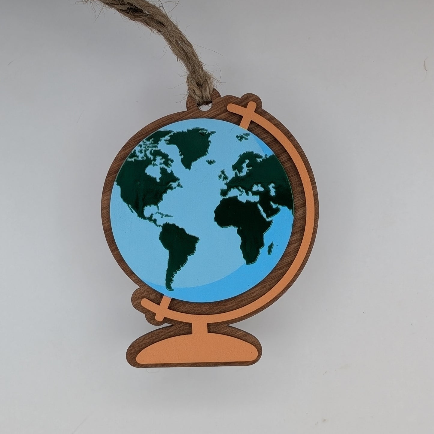 World Globe Christmas ornament