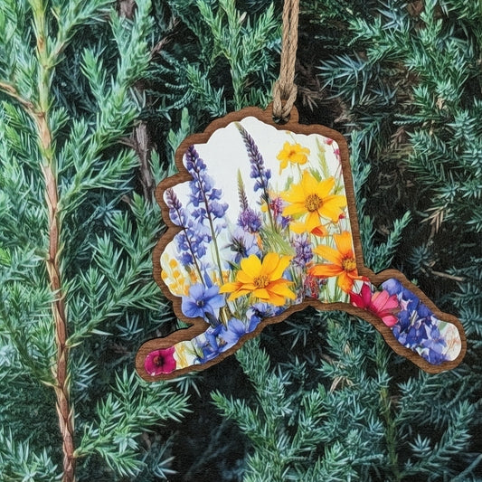 Alaska Wildflower Ornament