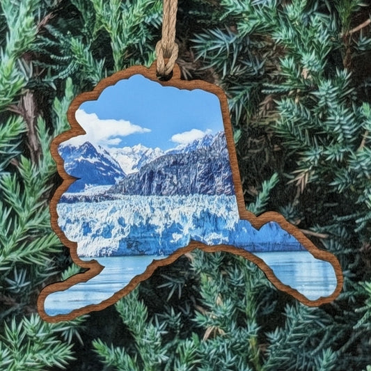 Alaska Glacier Christmas Ornament