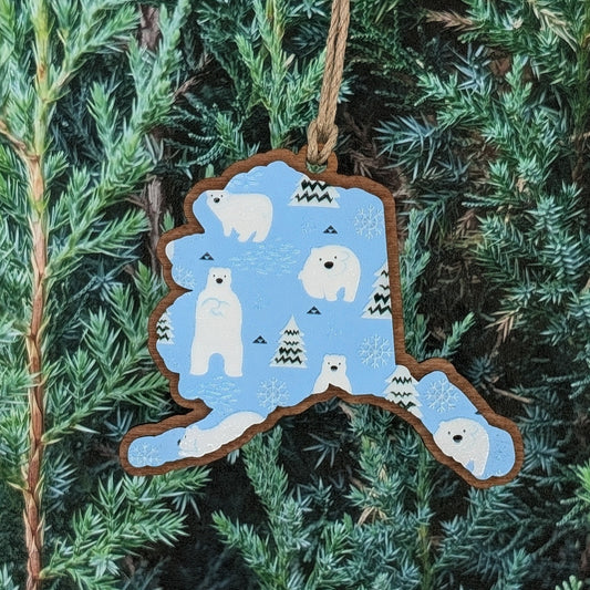 Alaska Polar Bear Ornament