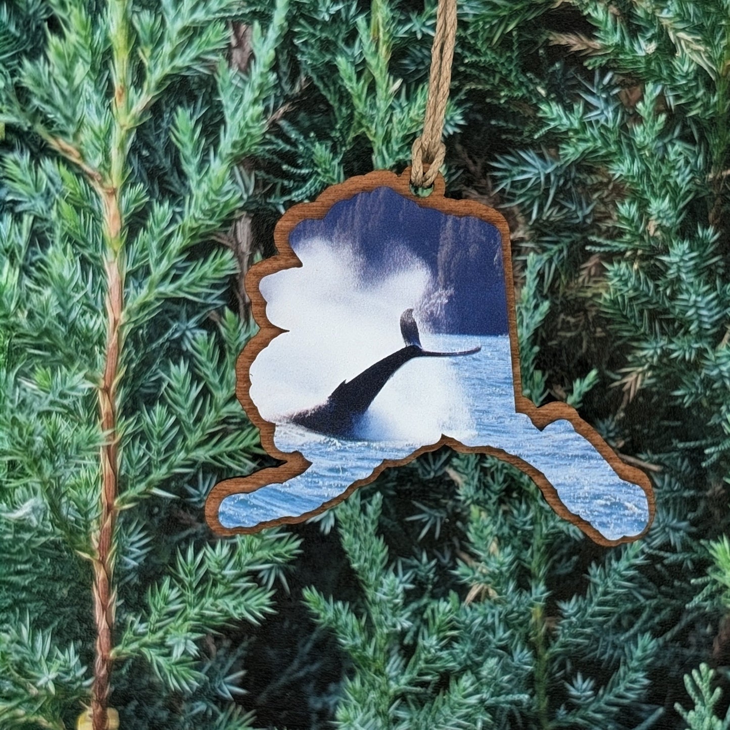 Alaska Whale Ornament
