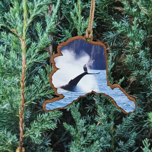 Alaska Whale Ornament