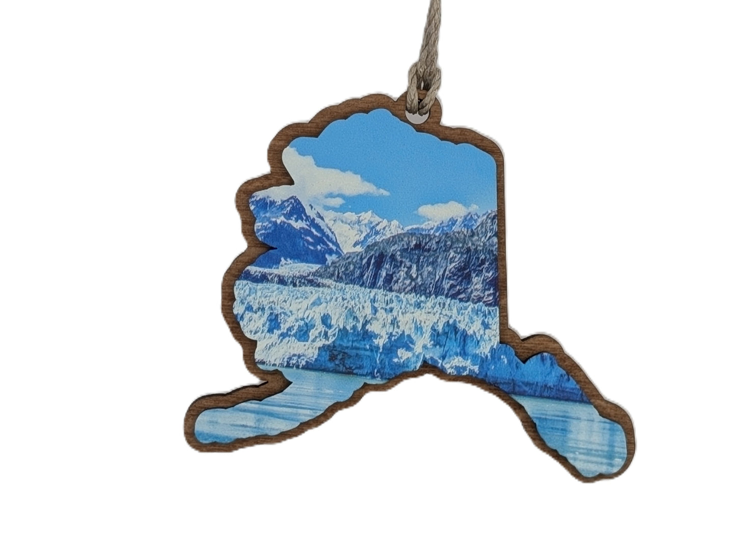 Alaska Glacier Christmas Ornament