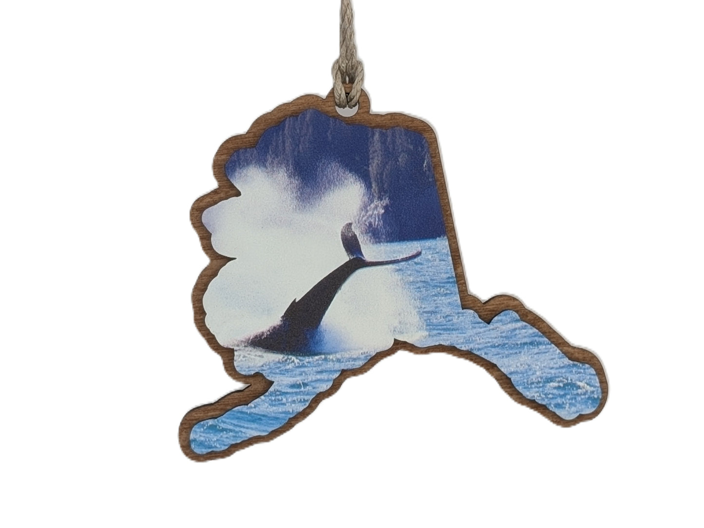 Alaska Whale Ornament