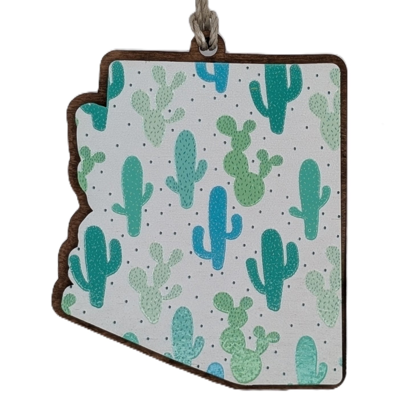 Arizona Green Cactus Ornament