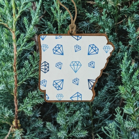 Arkansas Diamond Ornament