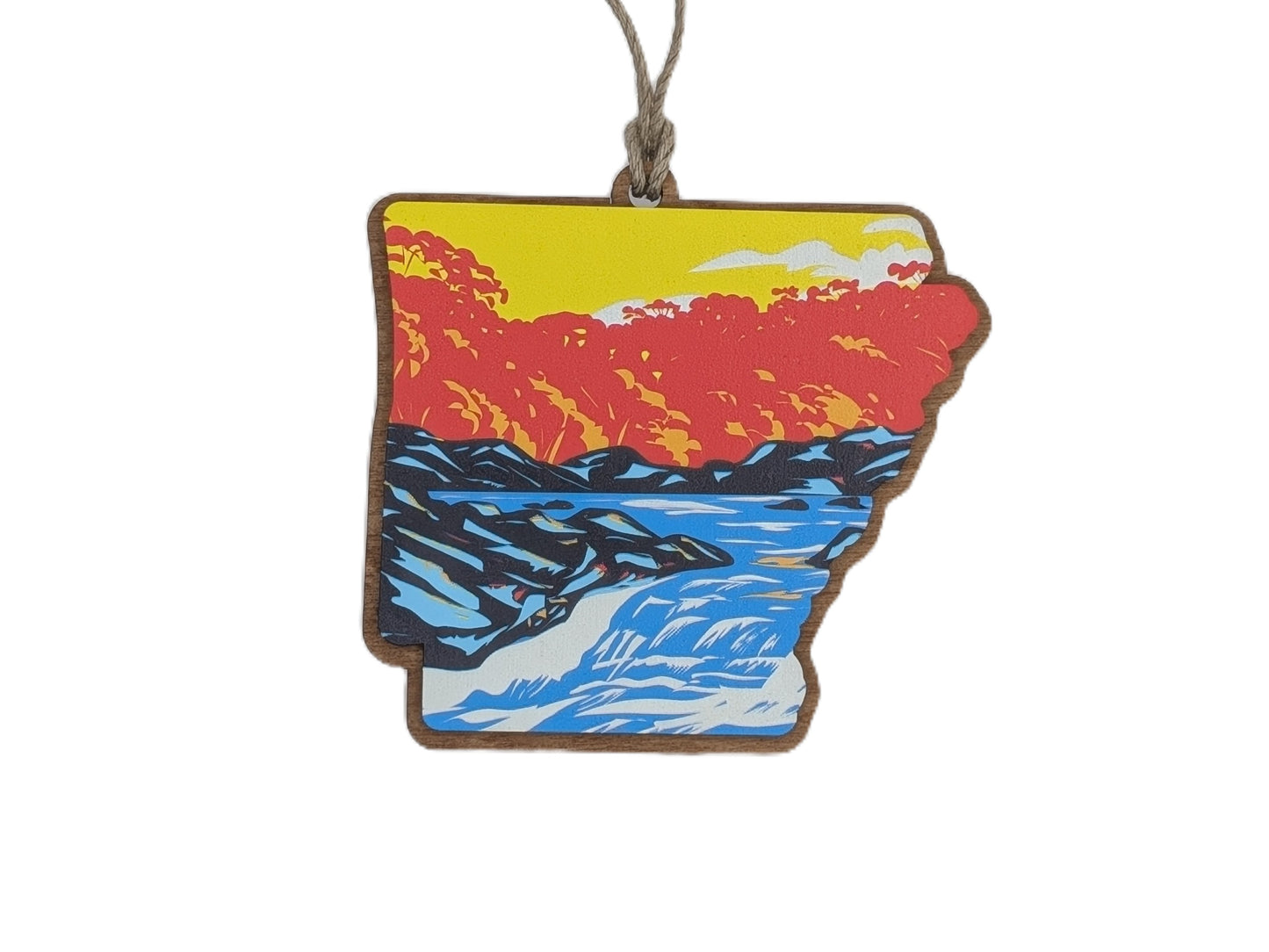 Arkansas River Scene Ornament