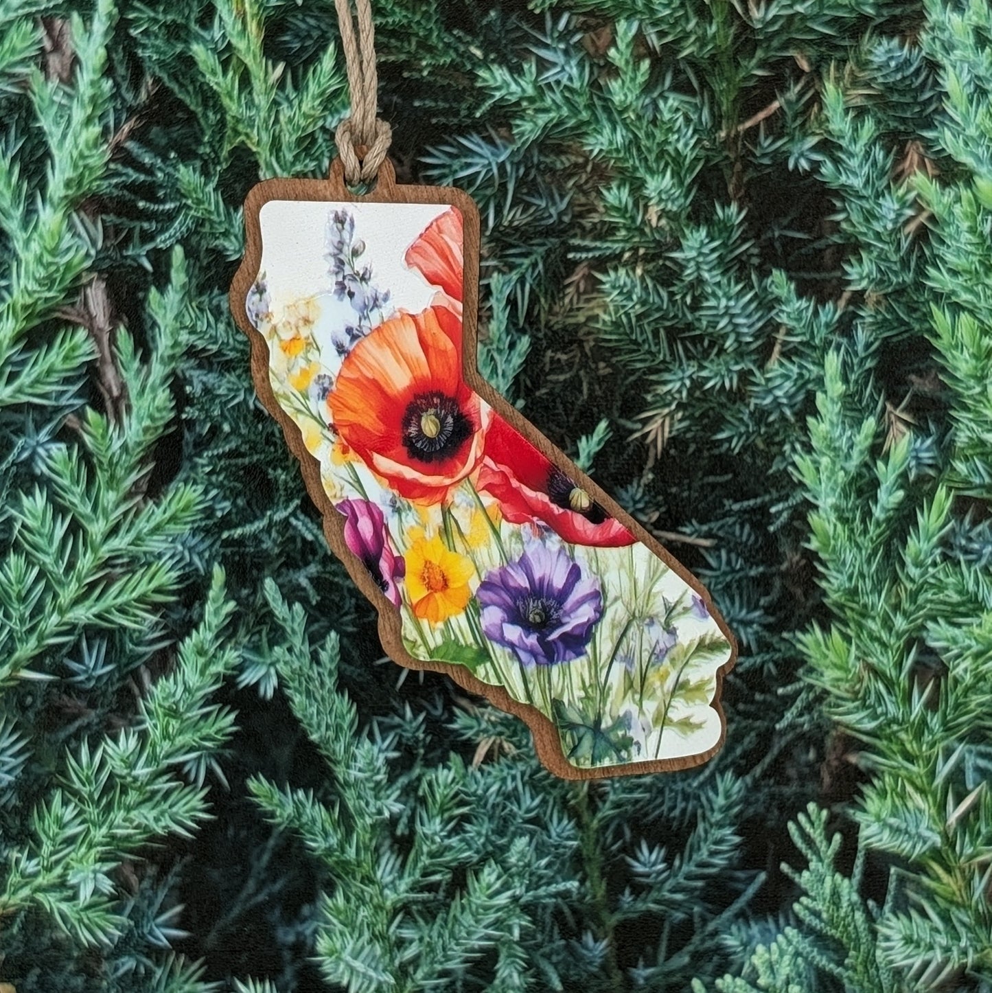 California Wildflower Ornament