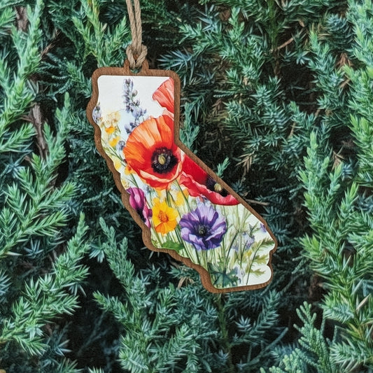 California Wildflower Ornament