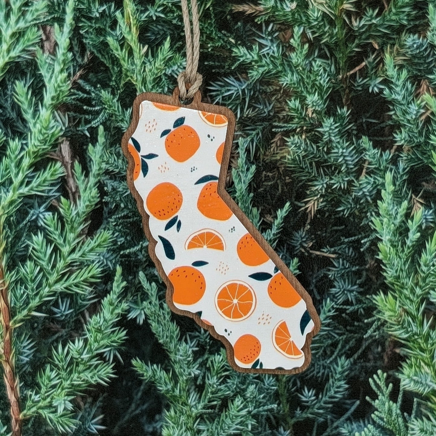 California Orange Grove Ornament