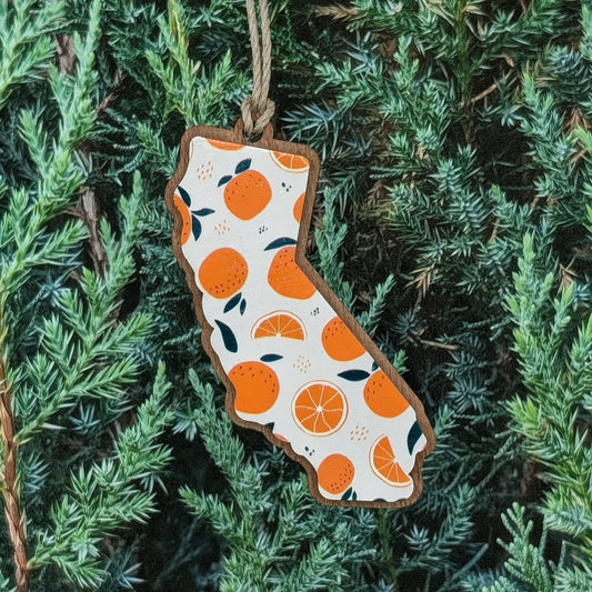 California Orange Grove Ornament