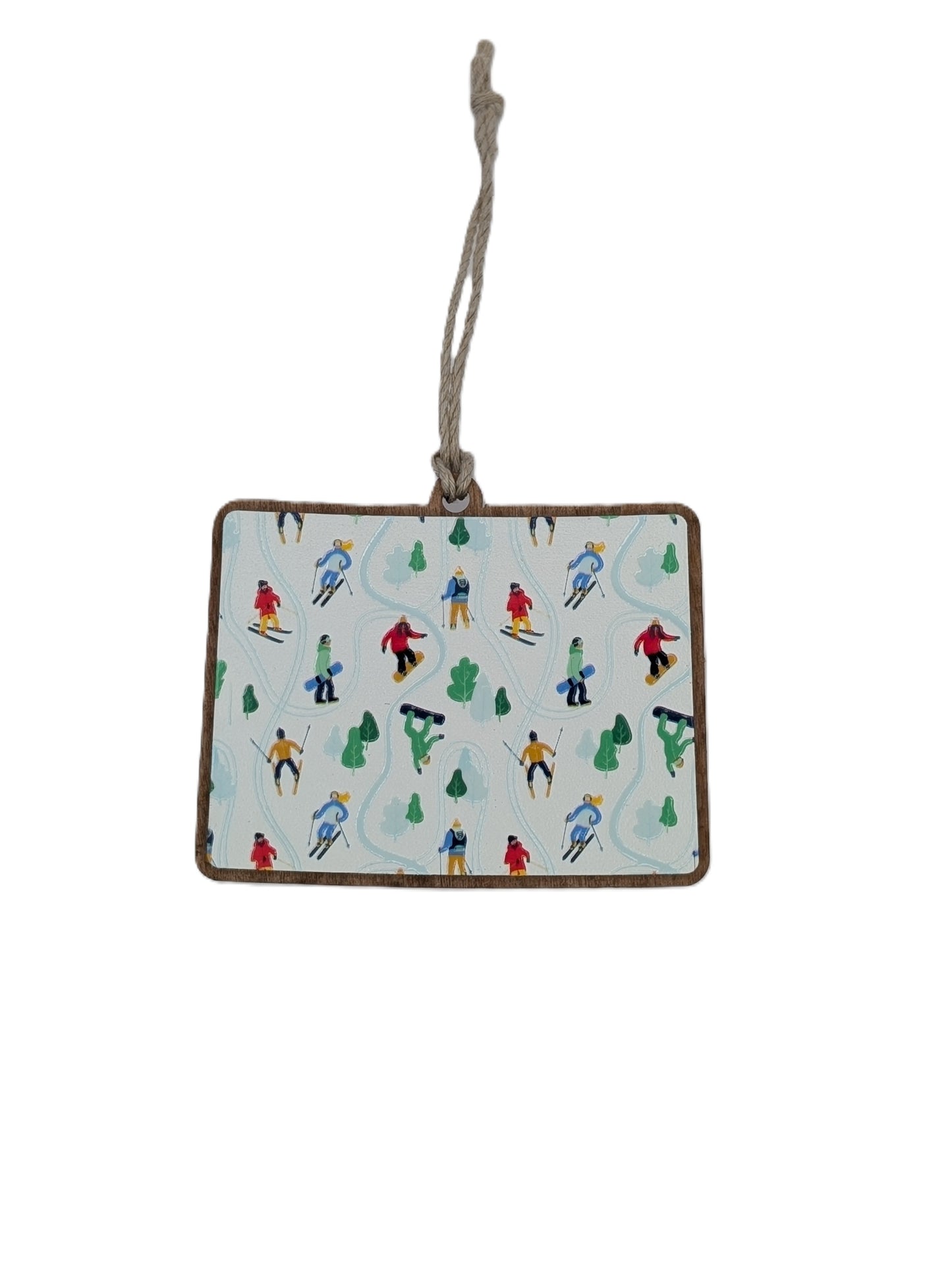 Colorado Ski Ornament