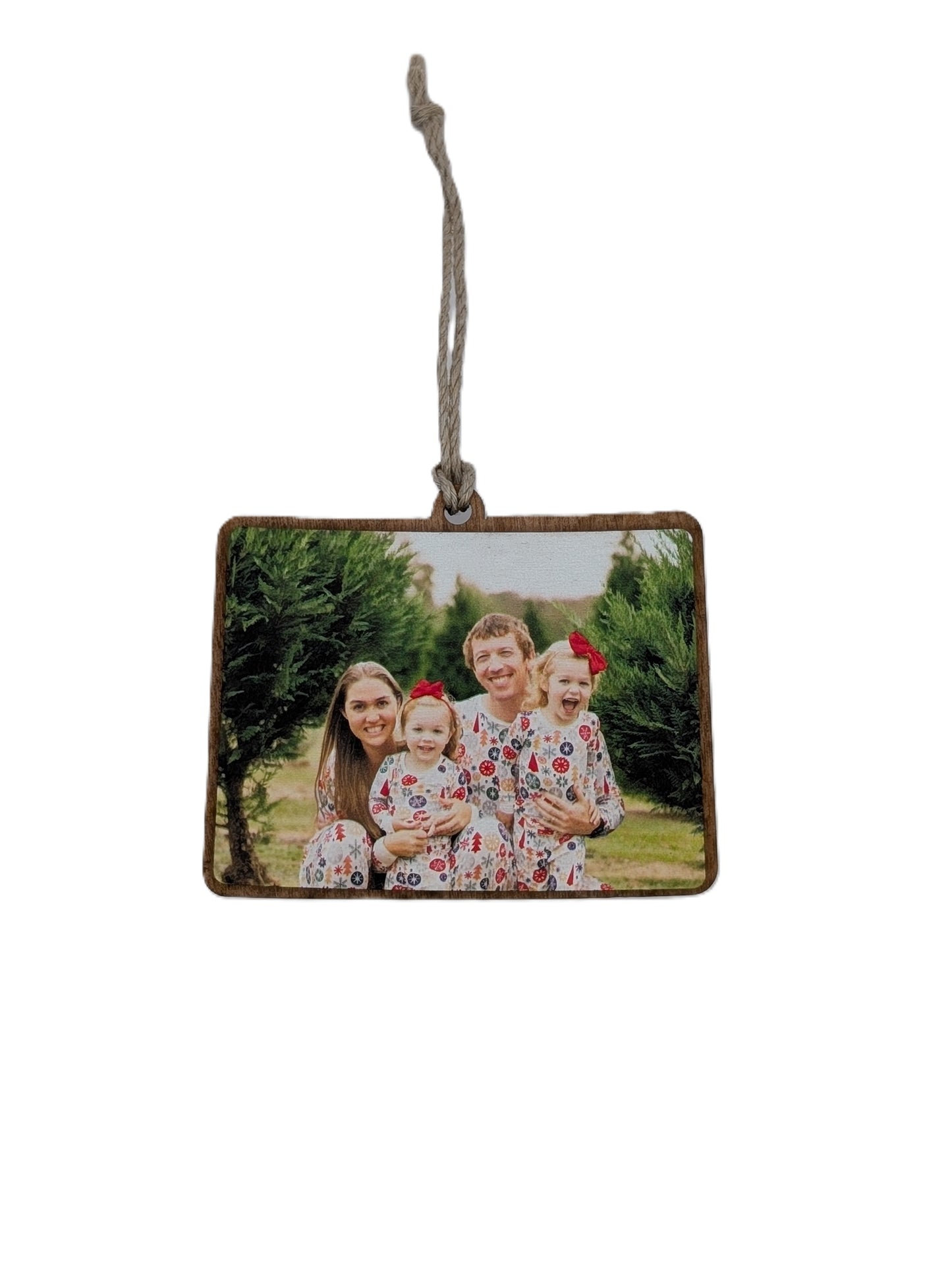 CUSTOM PHOTO Colorado Christmas Ornament