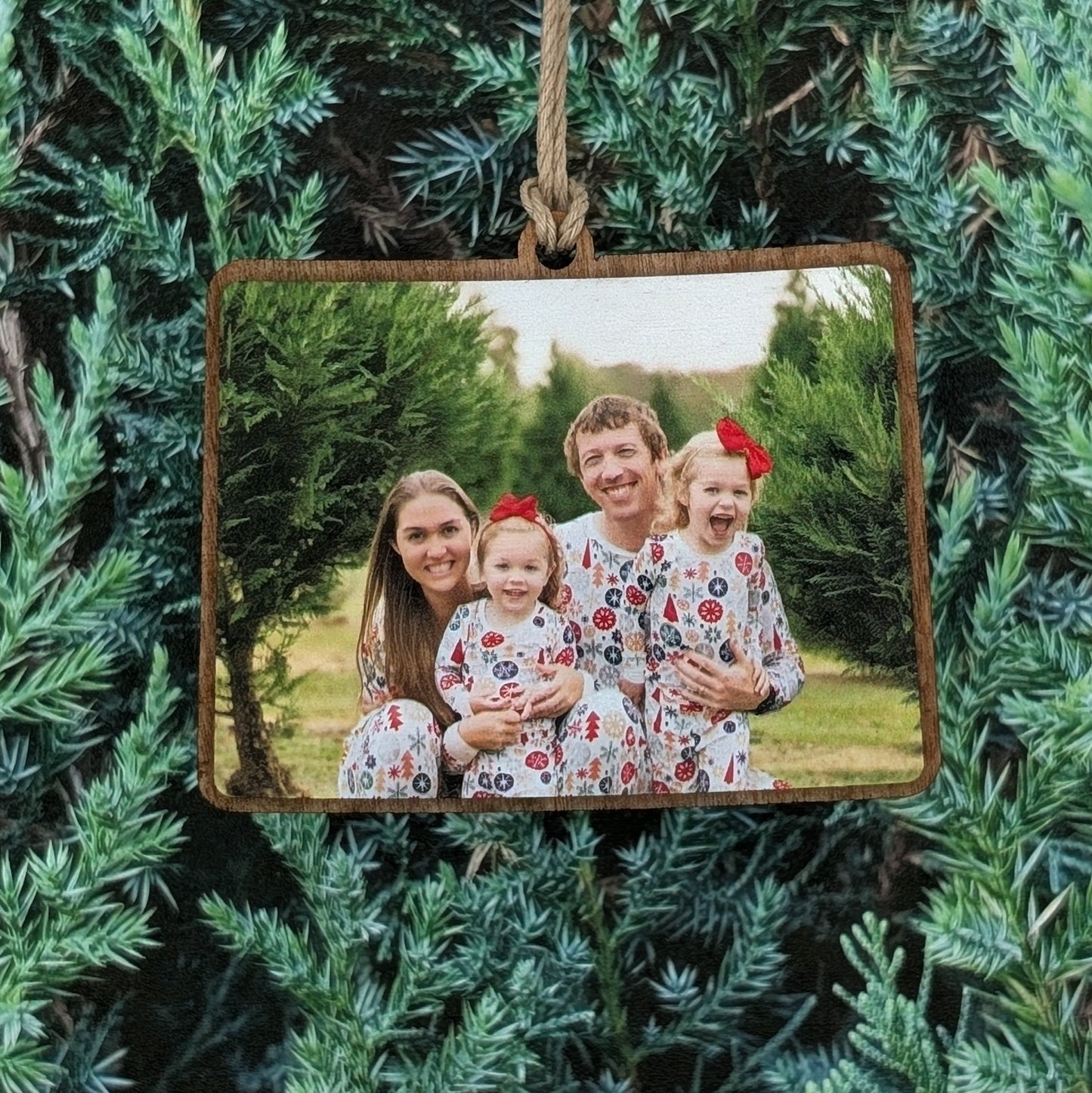 CUSTOM PHOTO Colorado Christmas Ornament