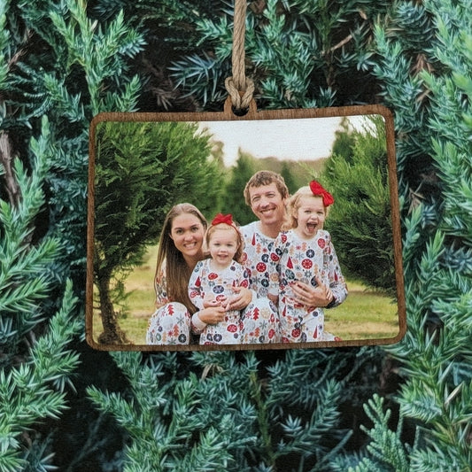 CUSTOM PHOTO Colorado Christmas Ornament