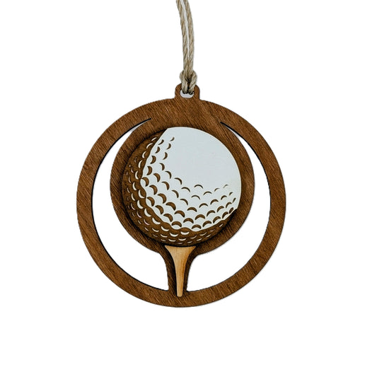 Golf Christmas Ornament