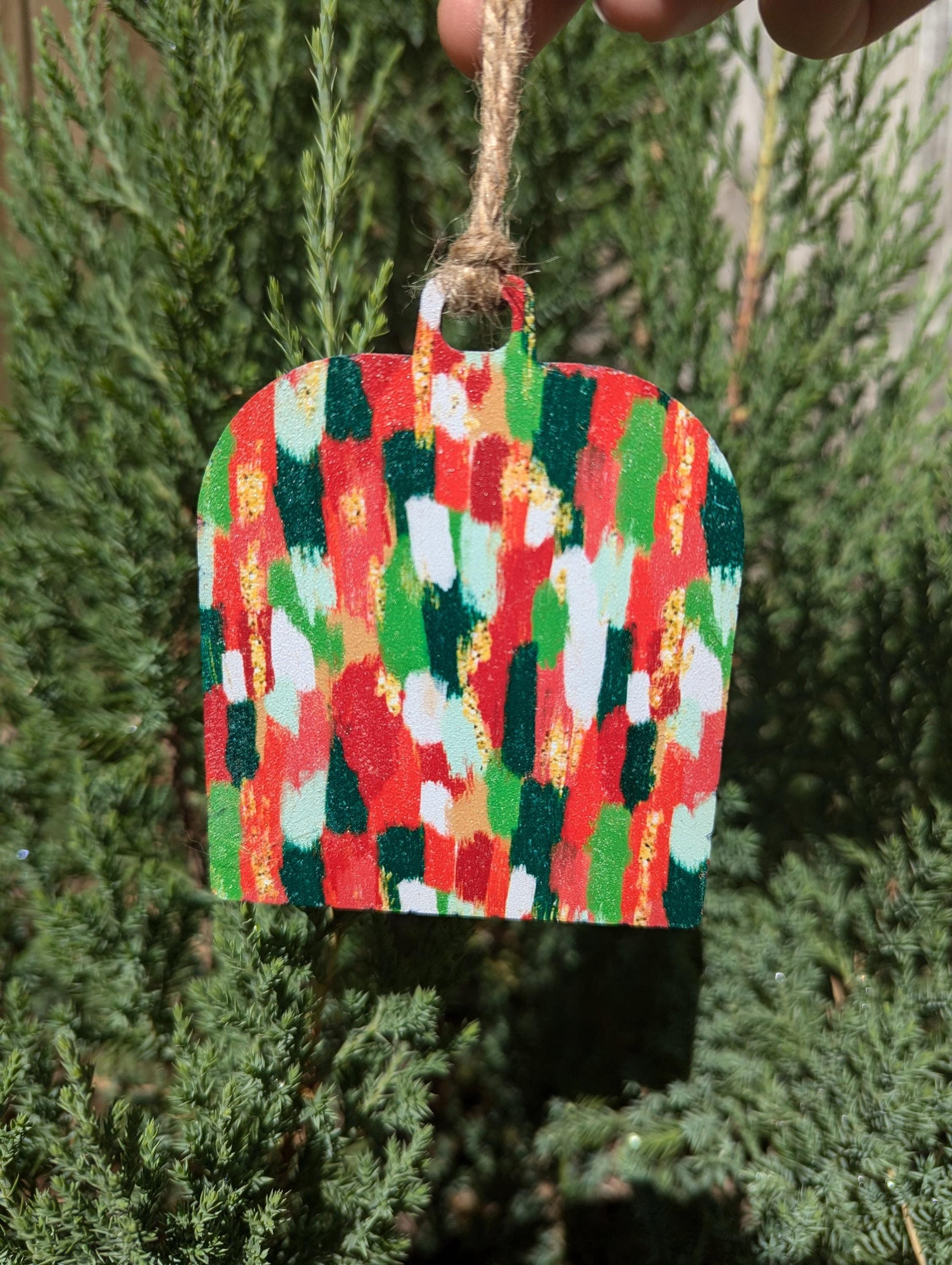 Stocking hung by the Fireplace Family Personalized Christmas Ornament, Customize stockings ornaments