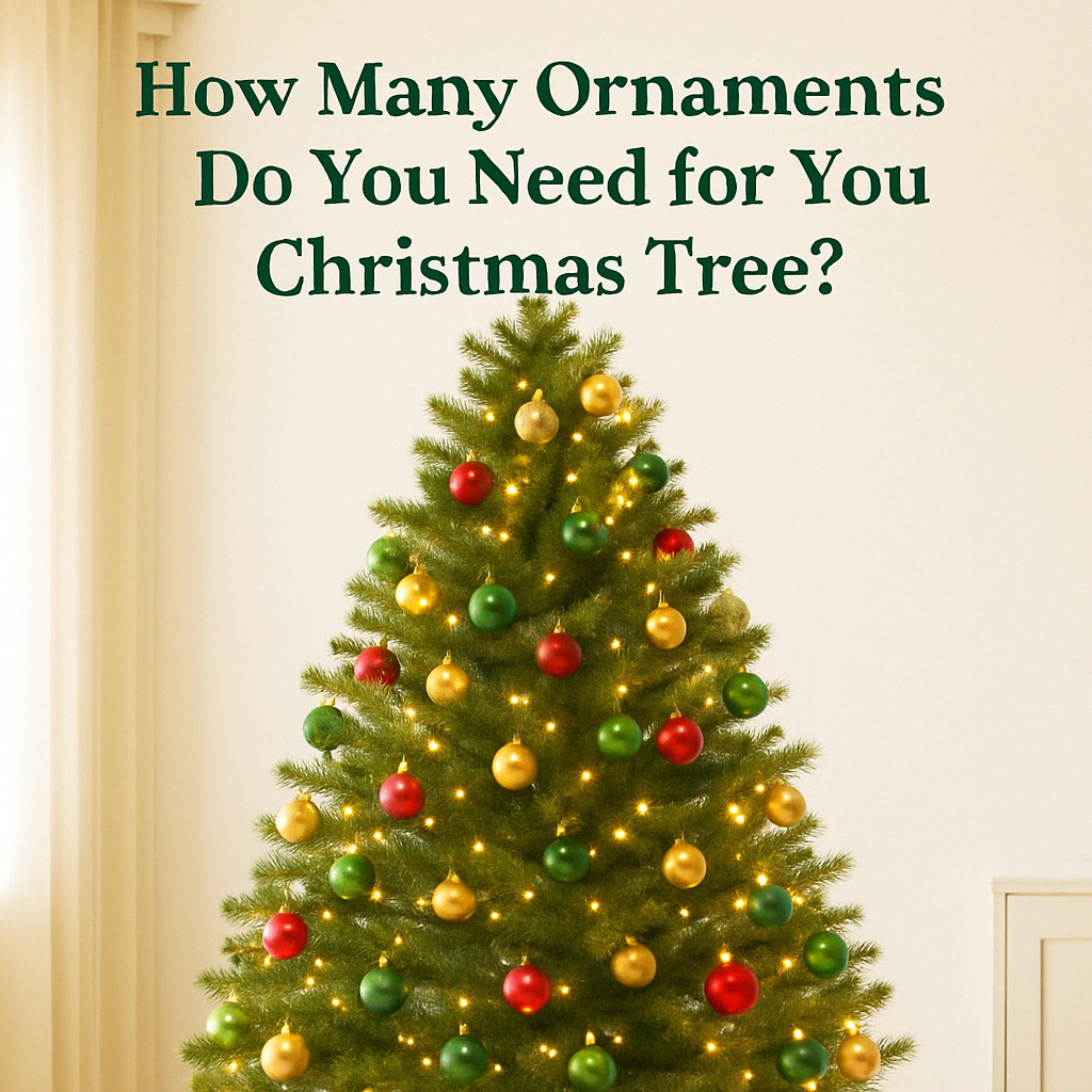 How Many Ornaments Do You Need for Your Christmas Tree?