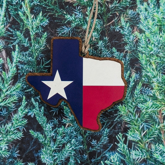 Texas Photo Christmas Ornament