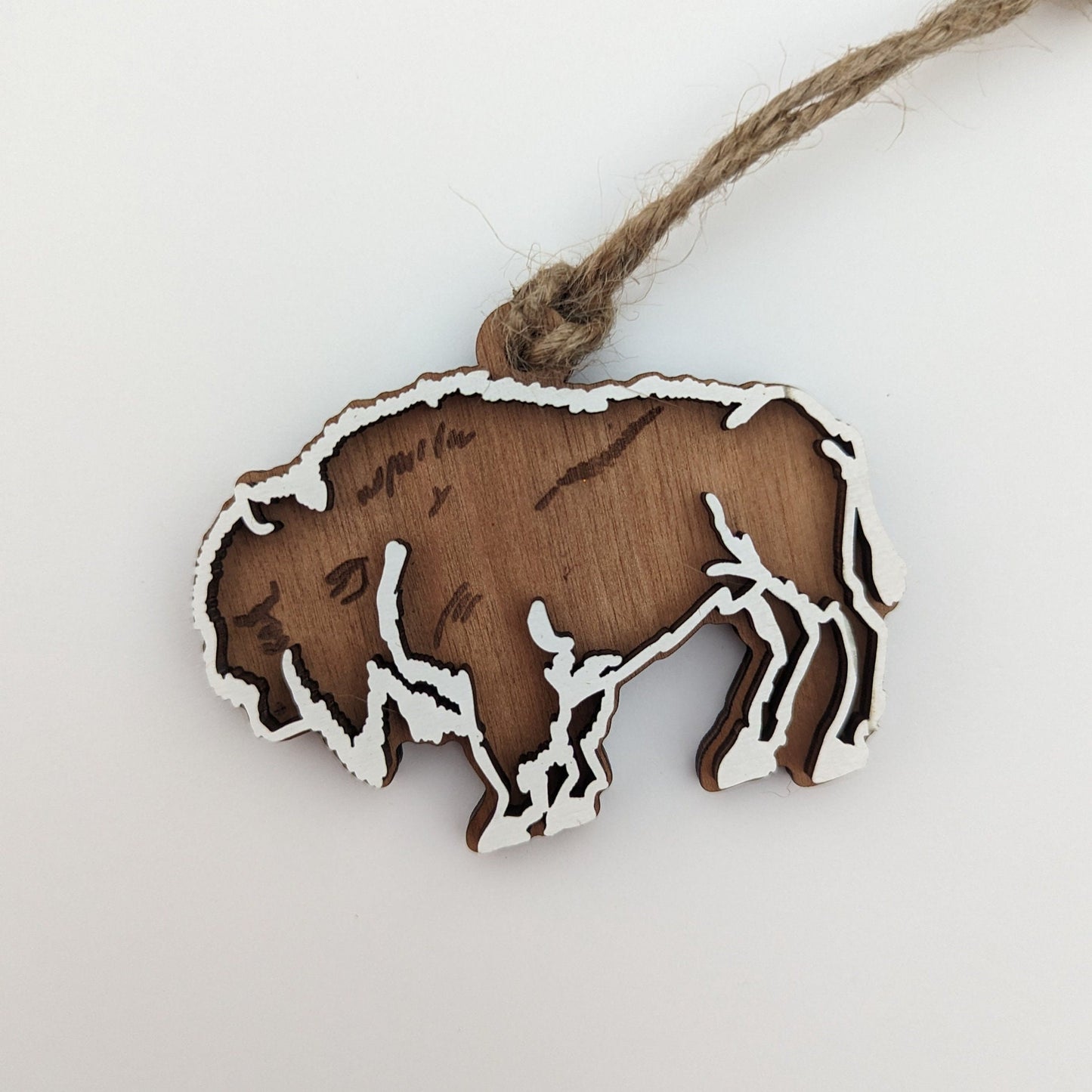 Buffalo Christmas Ornament, Bison Ornaments