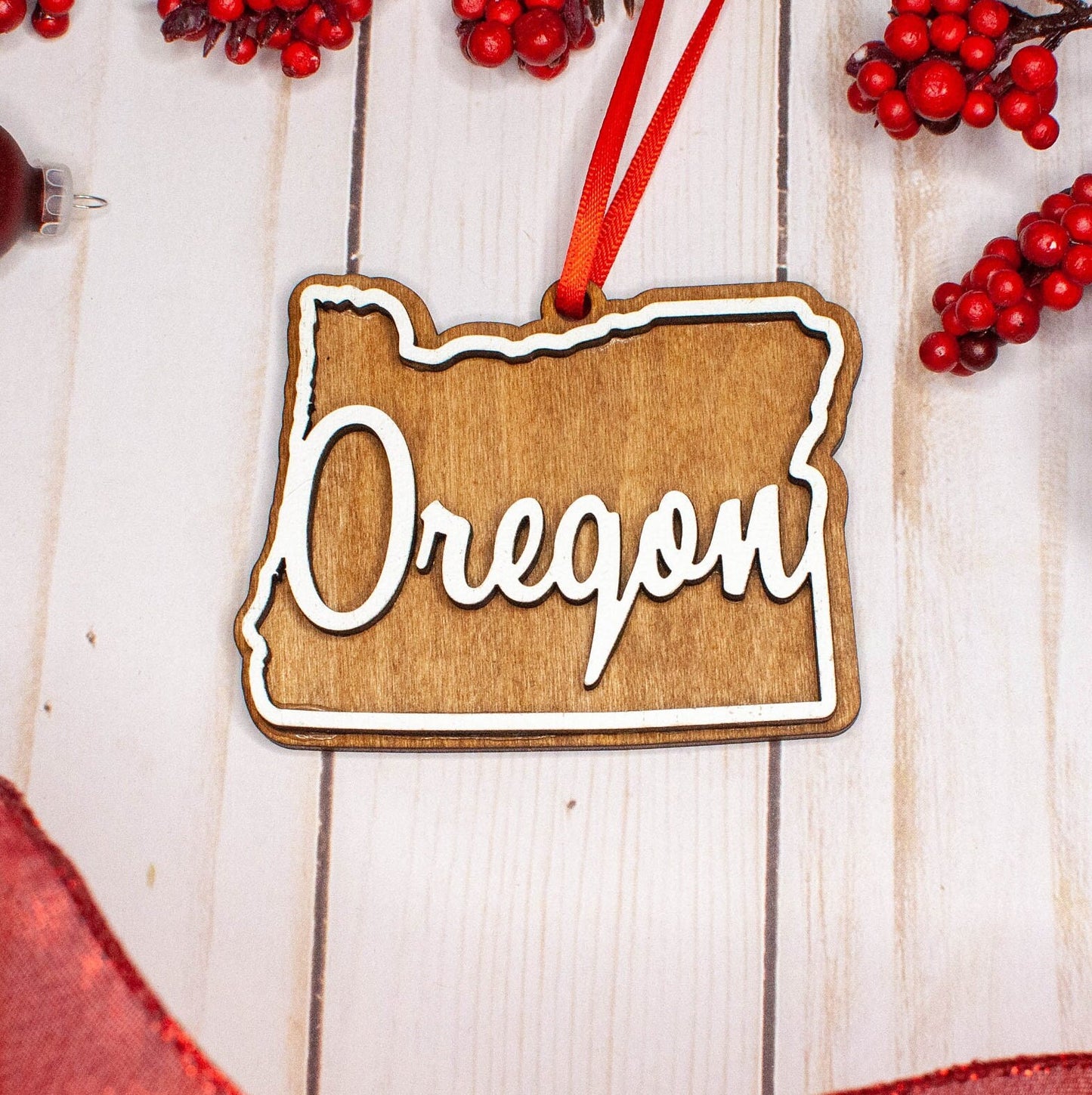 Oregon Christmas Ornament