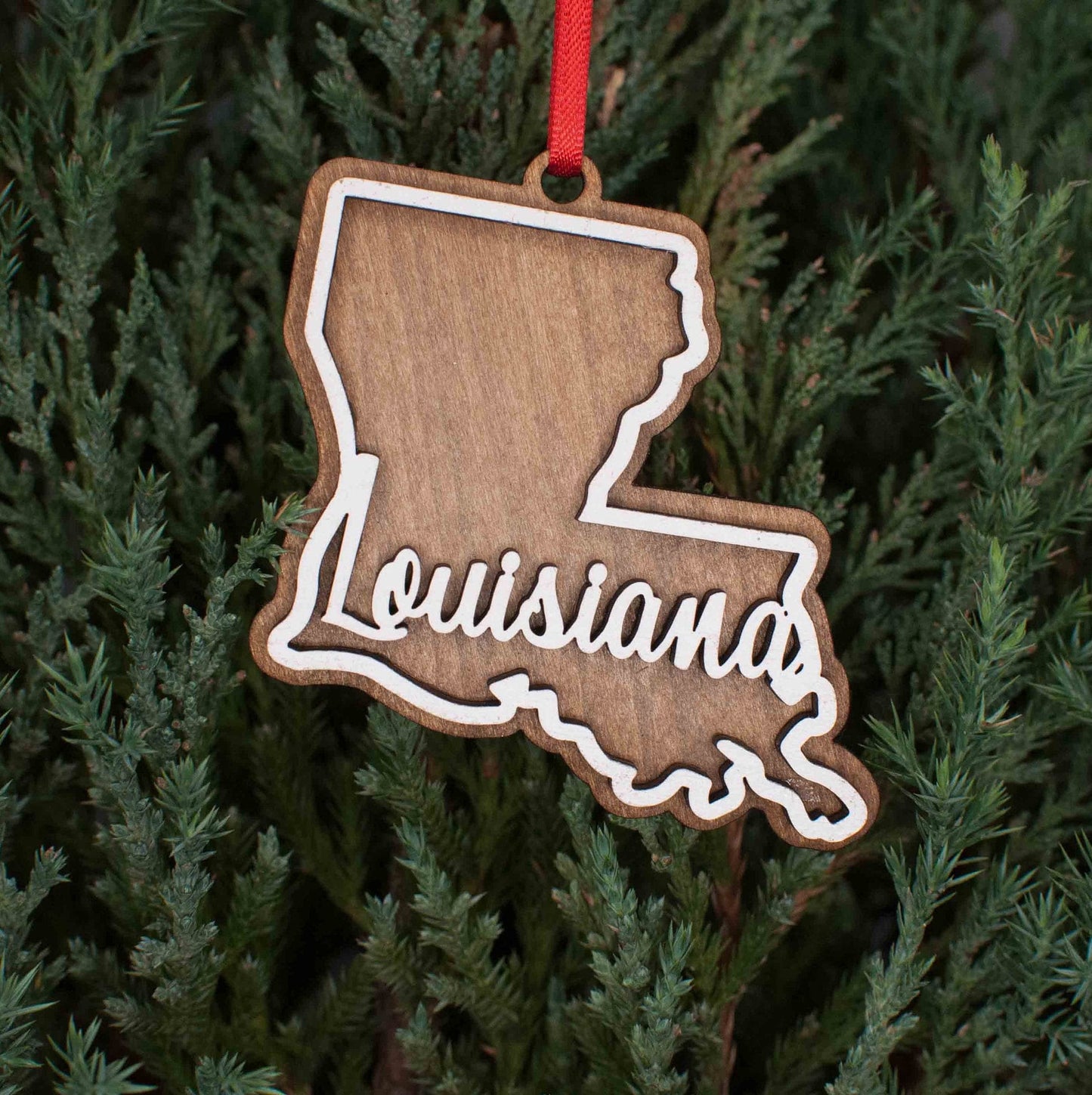 Louisiana Christmas Ornament