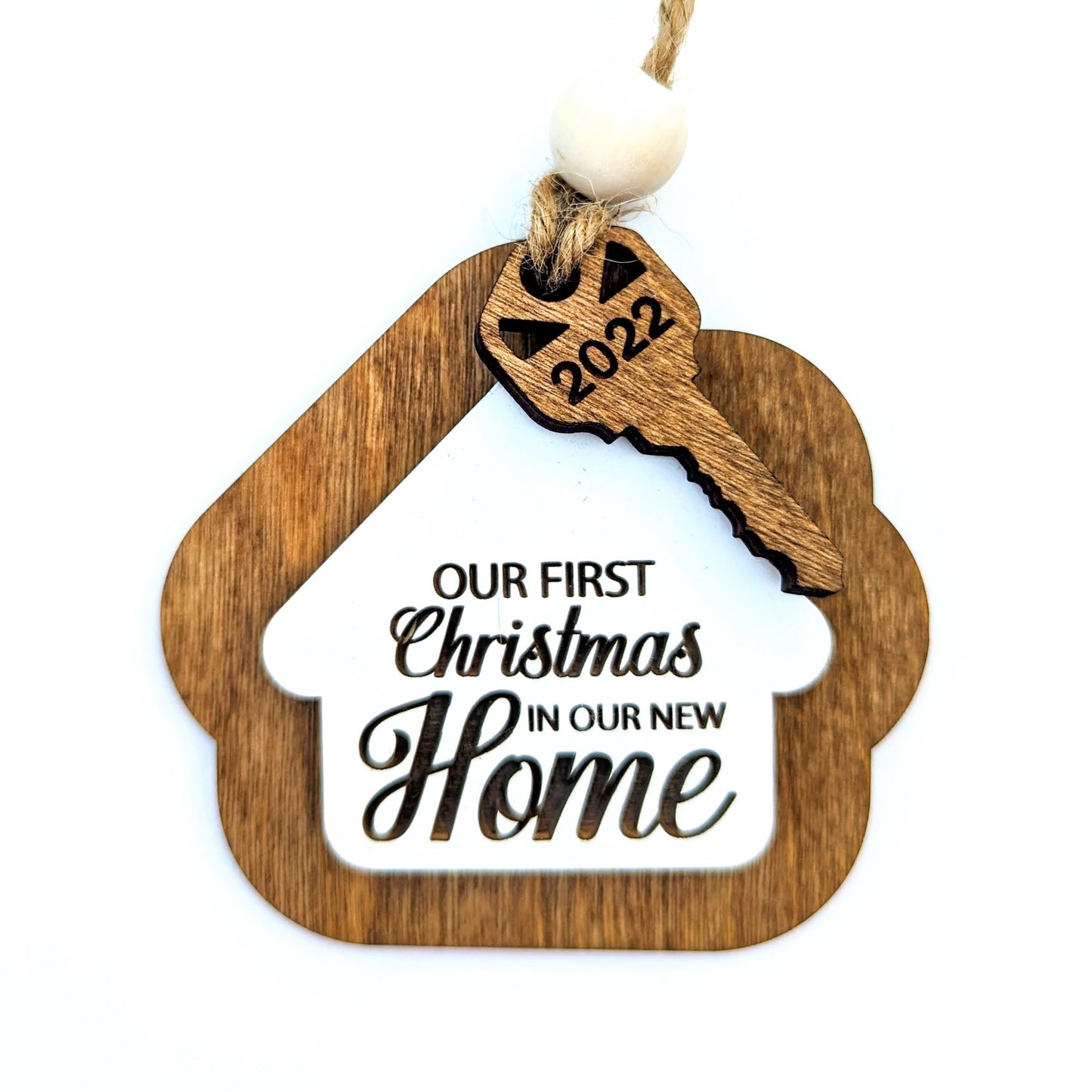 2024 First Christmas in Our New Home Christmas Ornament, Agent Closing Gift For Seller, New Home Gift , Cute House Ornament