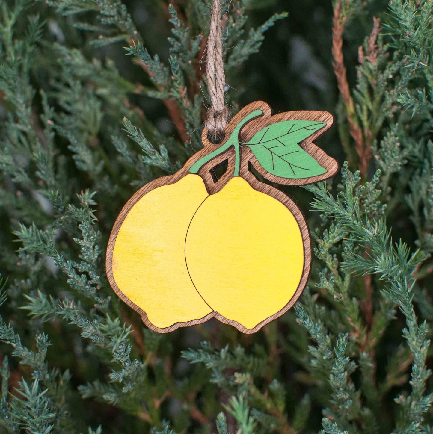 Lemon Christmas Ornament