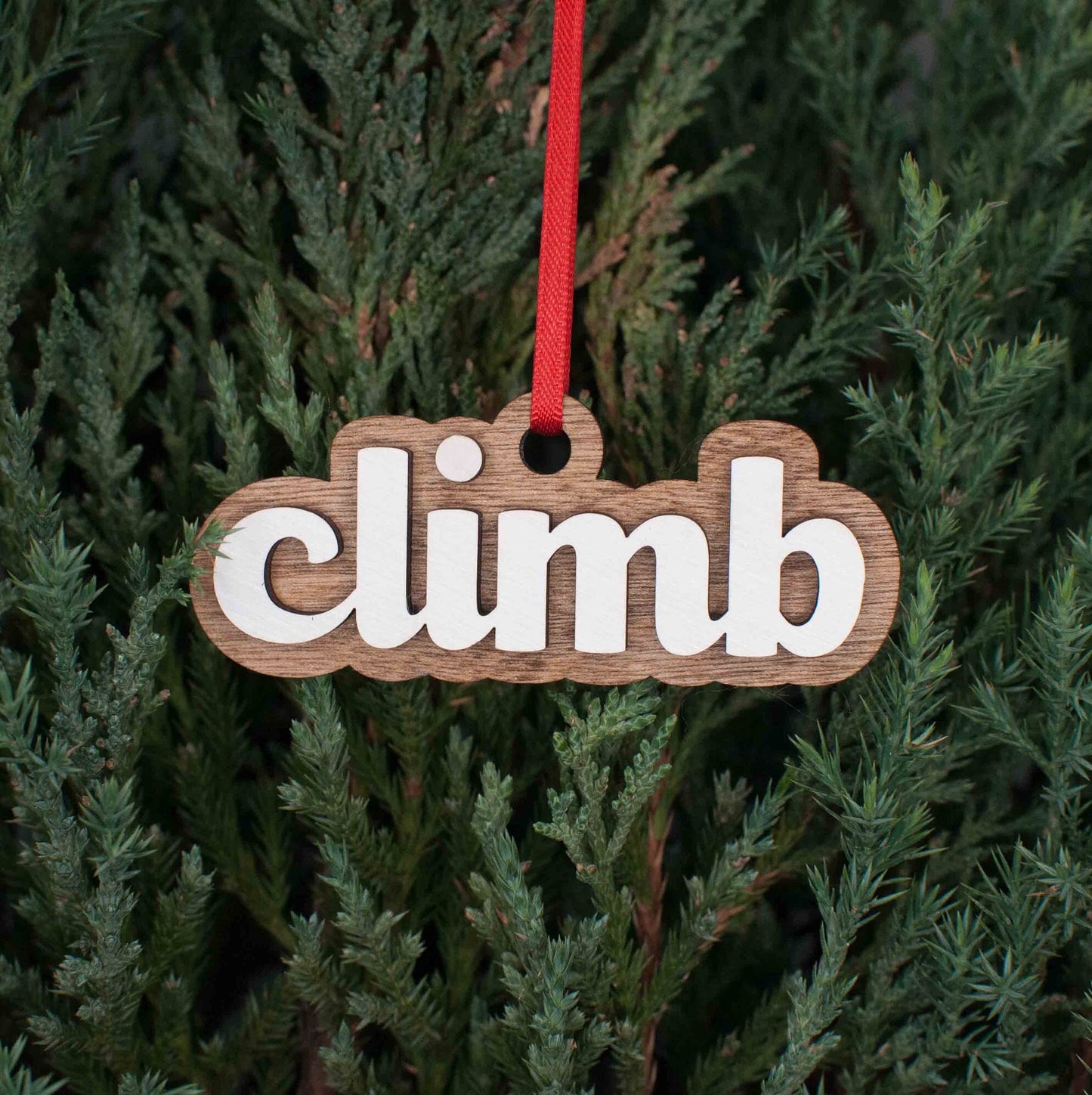 Climb Christmas Ornament