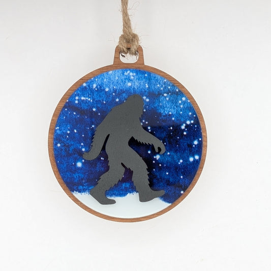 Big Foot Christmas ornament
