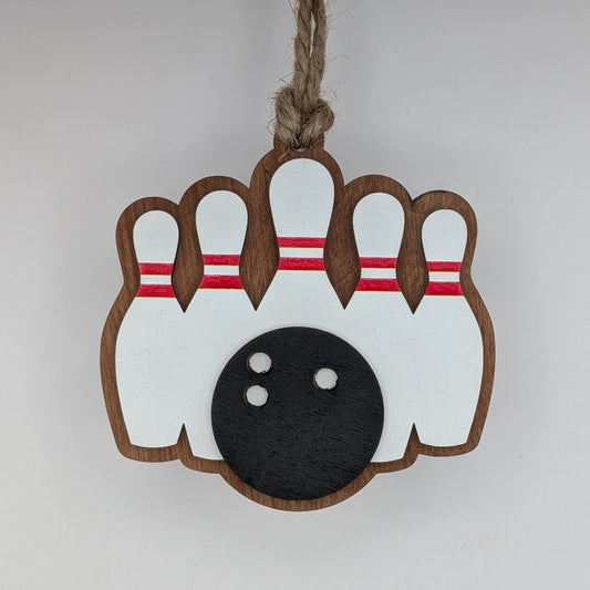 Bowling Christmas Ornament