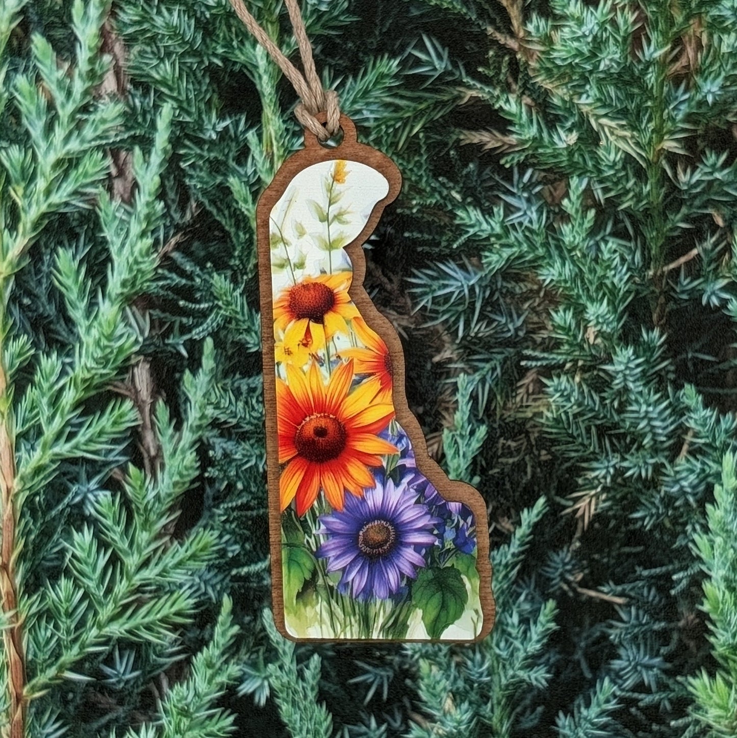 Delaware Wildflower Ornament