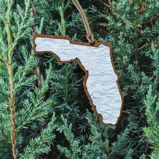 Florida Waves Ornament