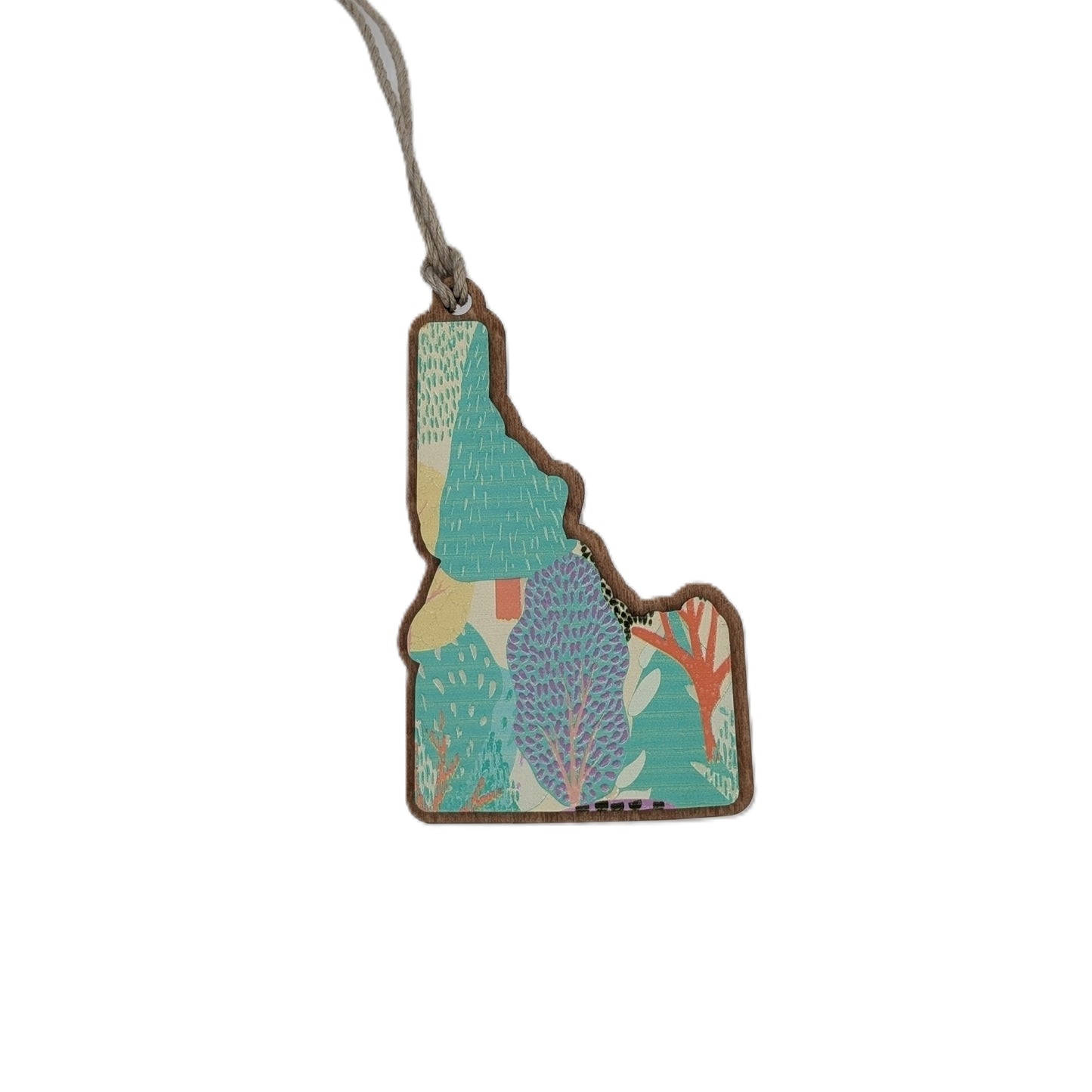 Idaho Trees Wooden Christmas Ornament