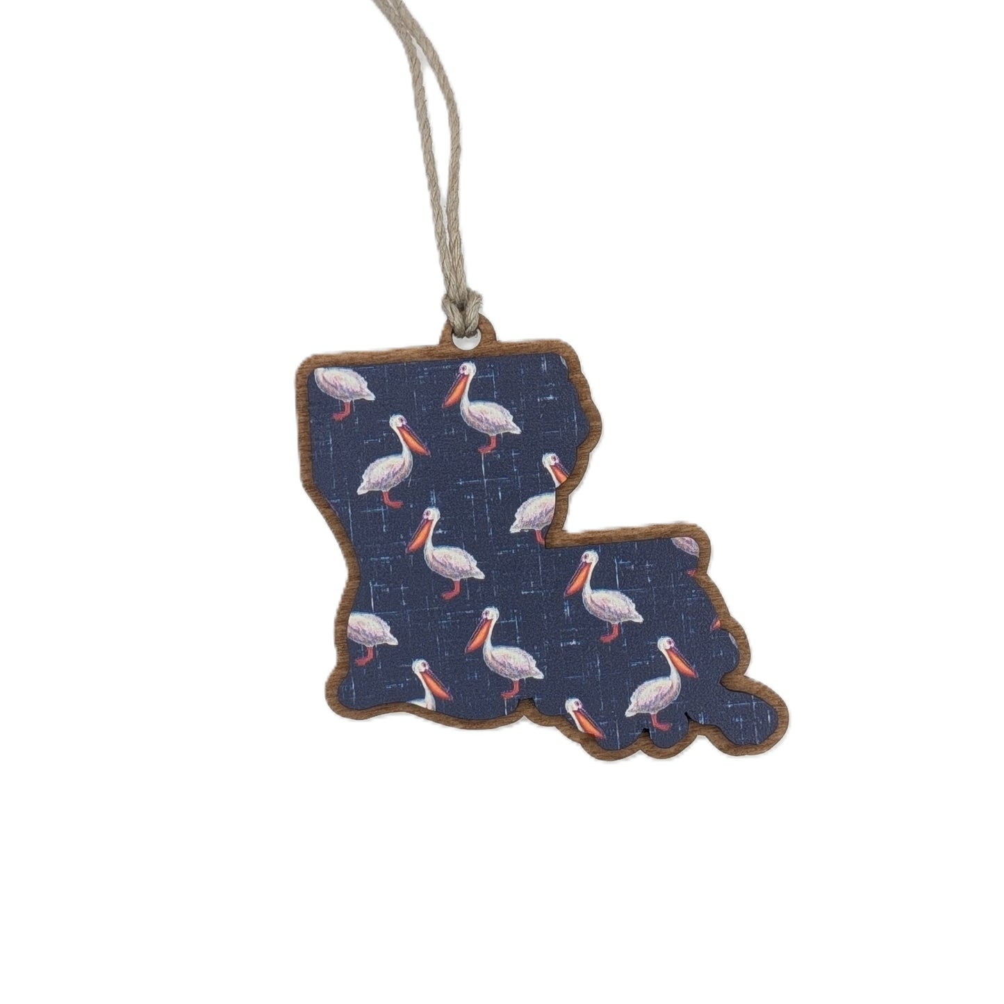 Louisiana Swamp Wooden Christmas Ornament