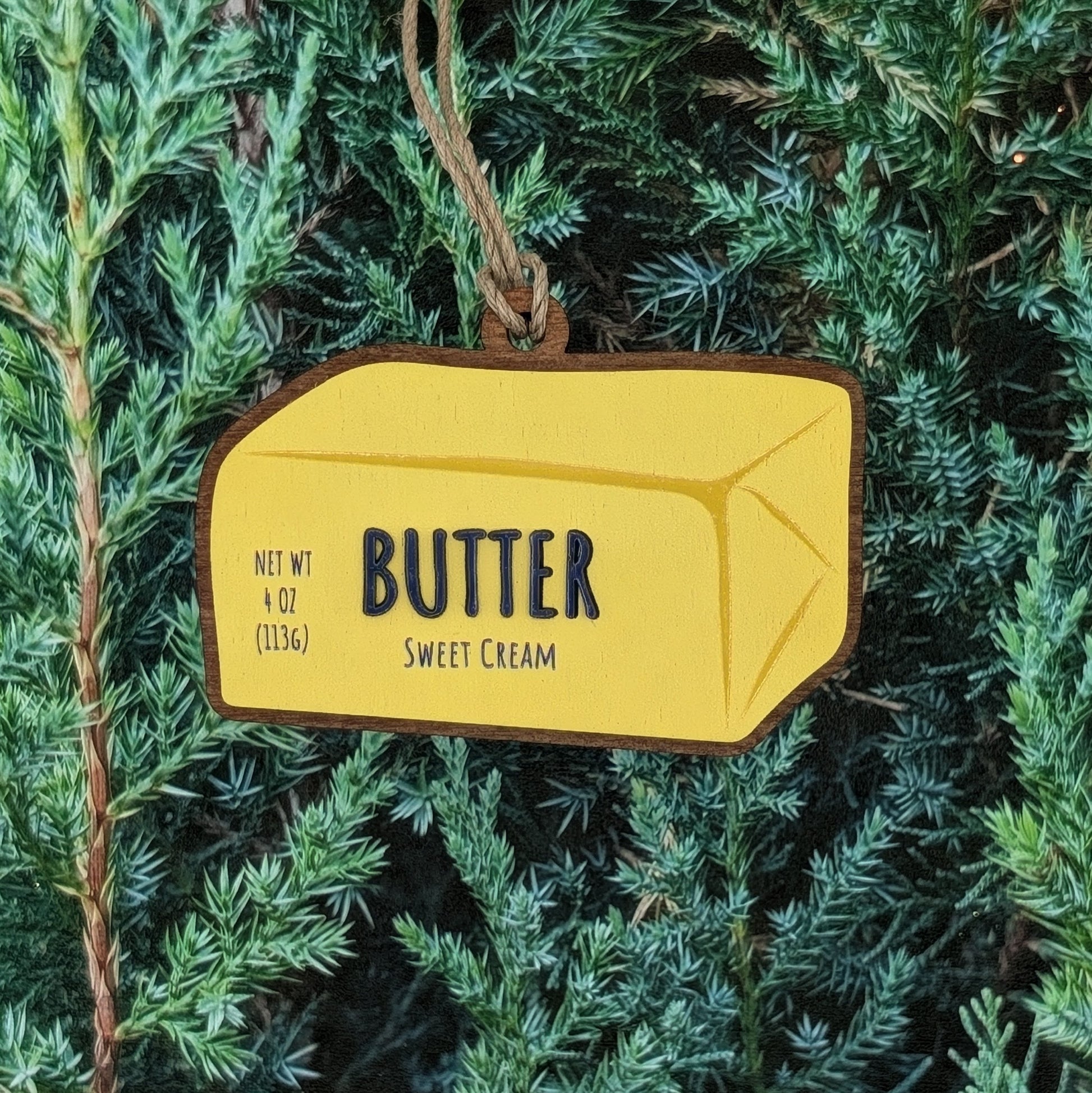 Butter Christmas Ornament