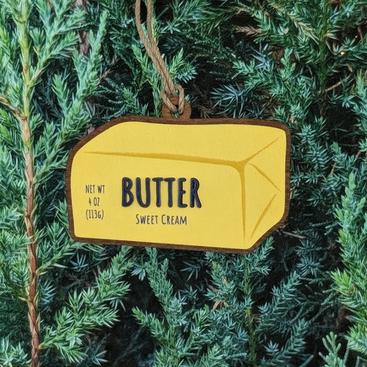 Butter Christmas Ornament