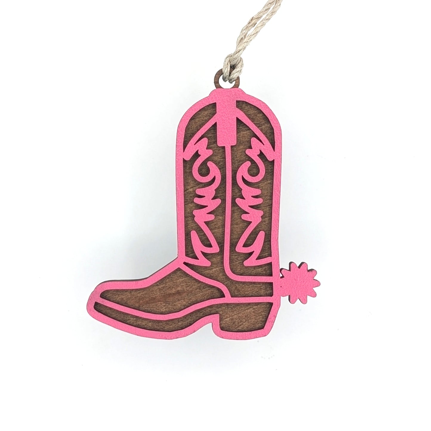 Cowboy Boot Christmas Ornament