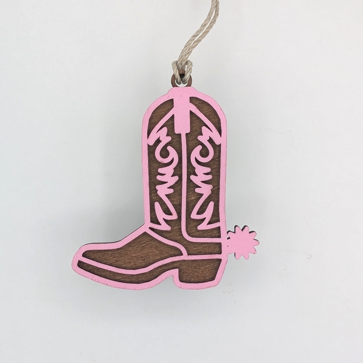 Cowboy Boot Christmas Ornament