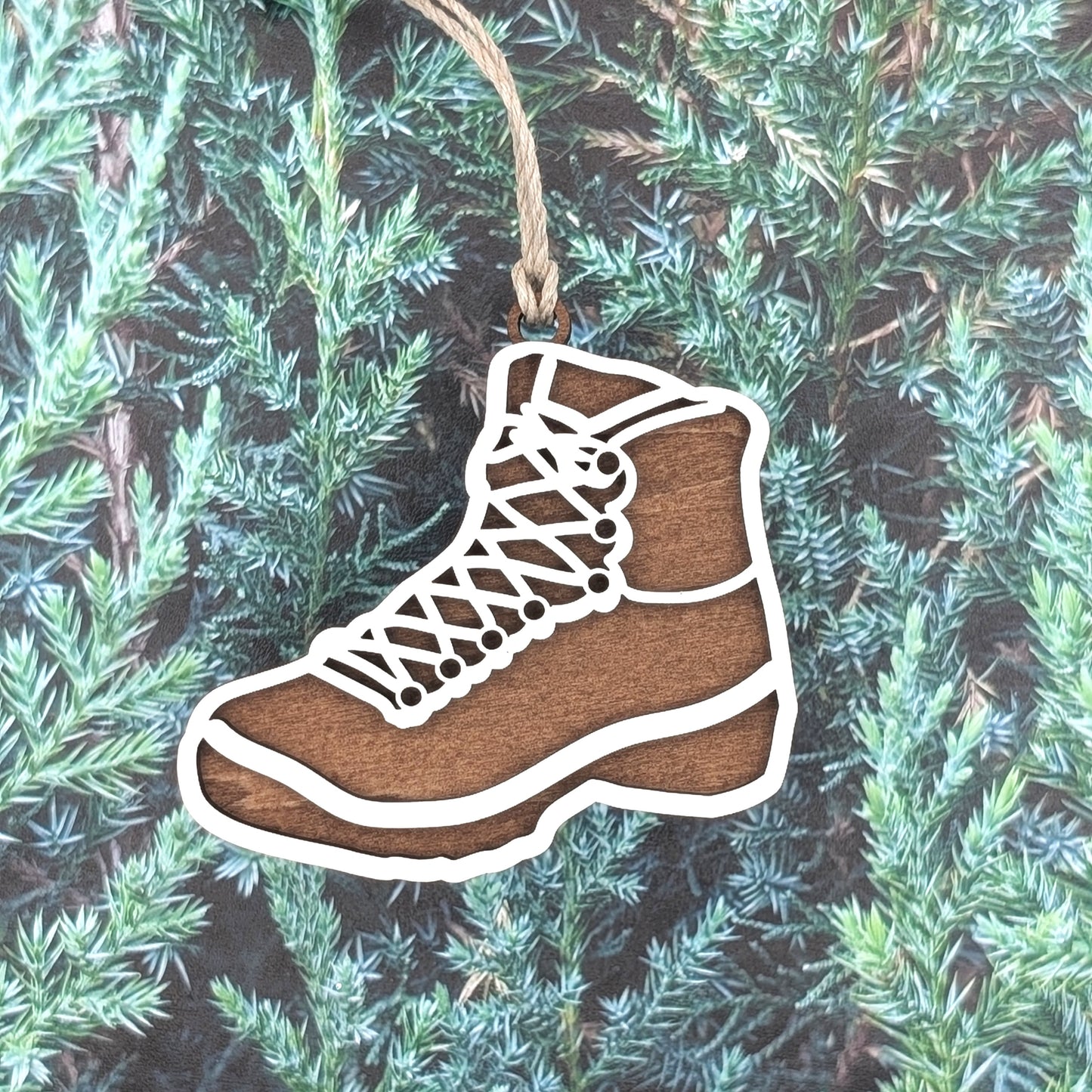 Hiking Boot Christmas Ornament
