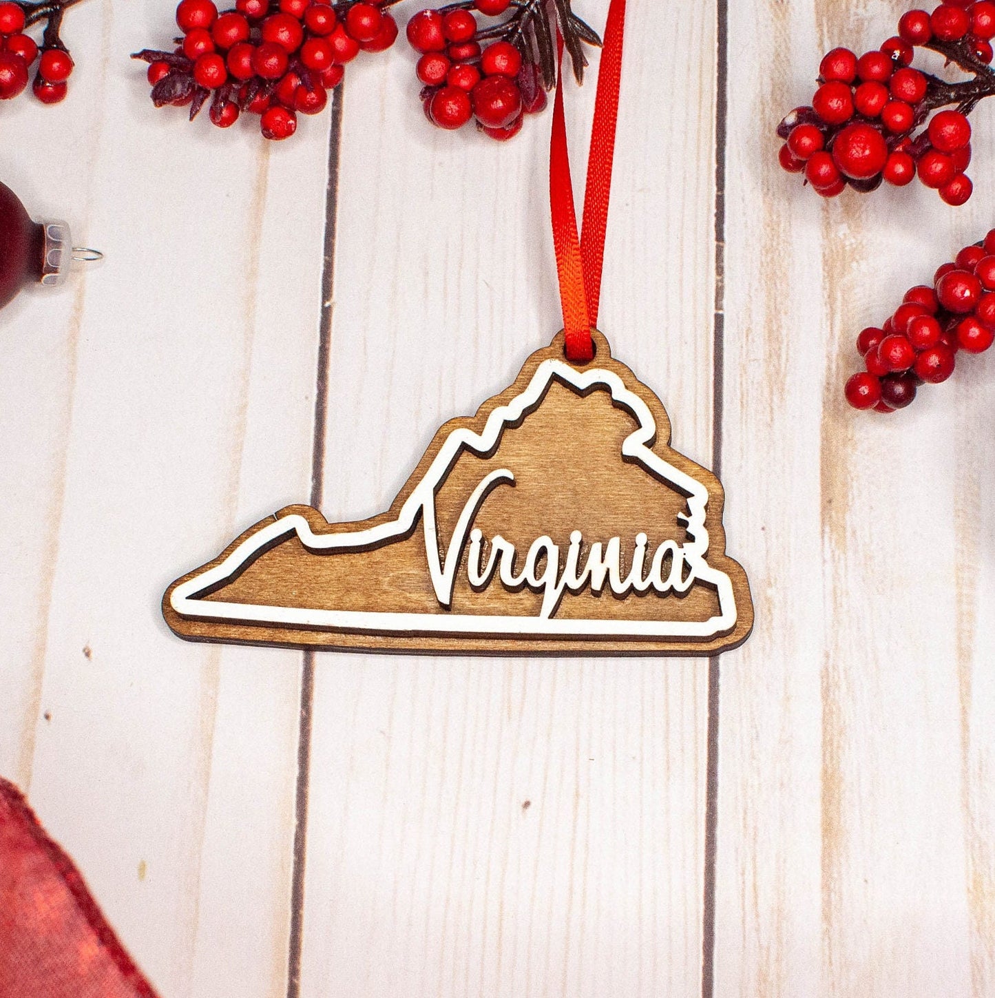 Virginia  Christmas Ornament