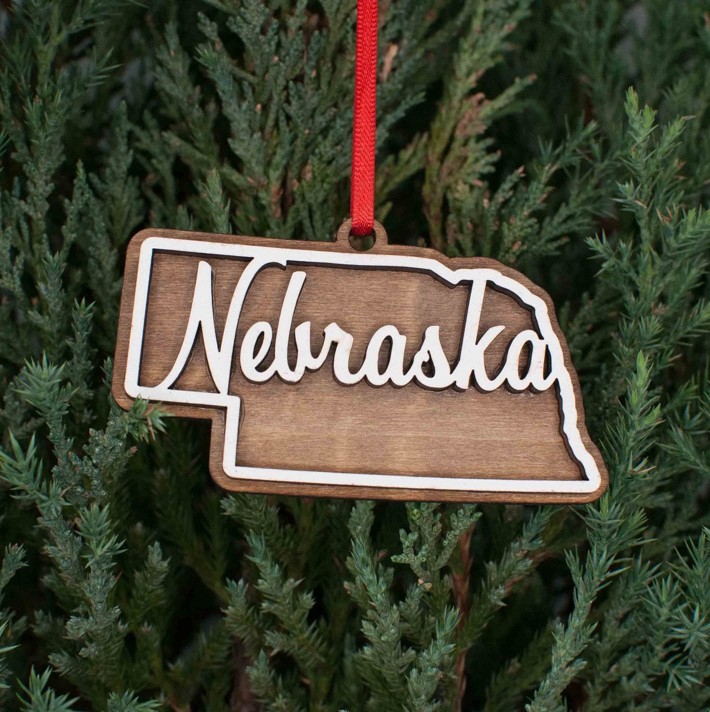 Nebraska Christmas Ornament