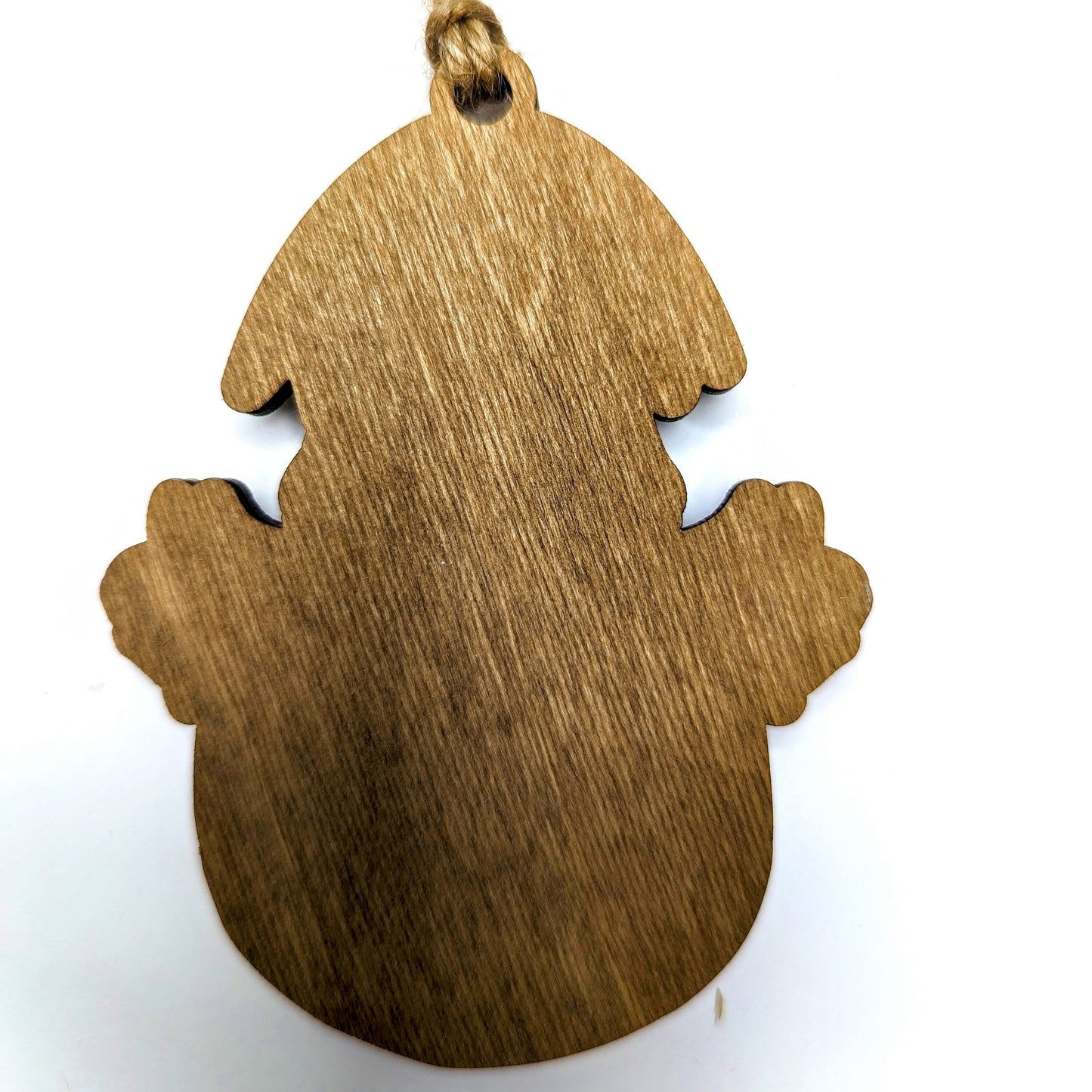 Baby Chick hatching Ornament, Wooden yellow chick, Personalize the shell with name and year