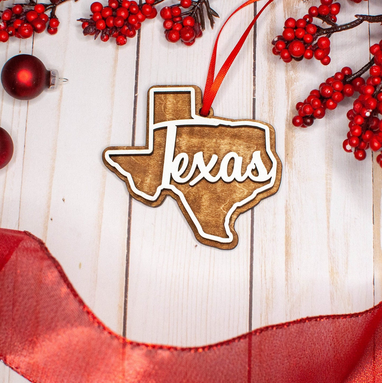 Texas Christmas Ornament