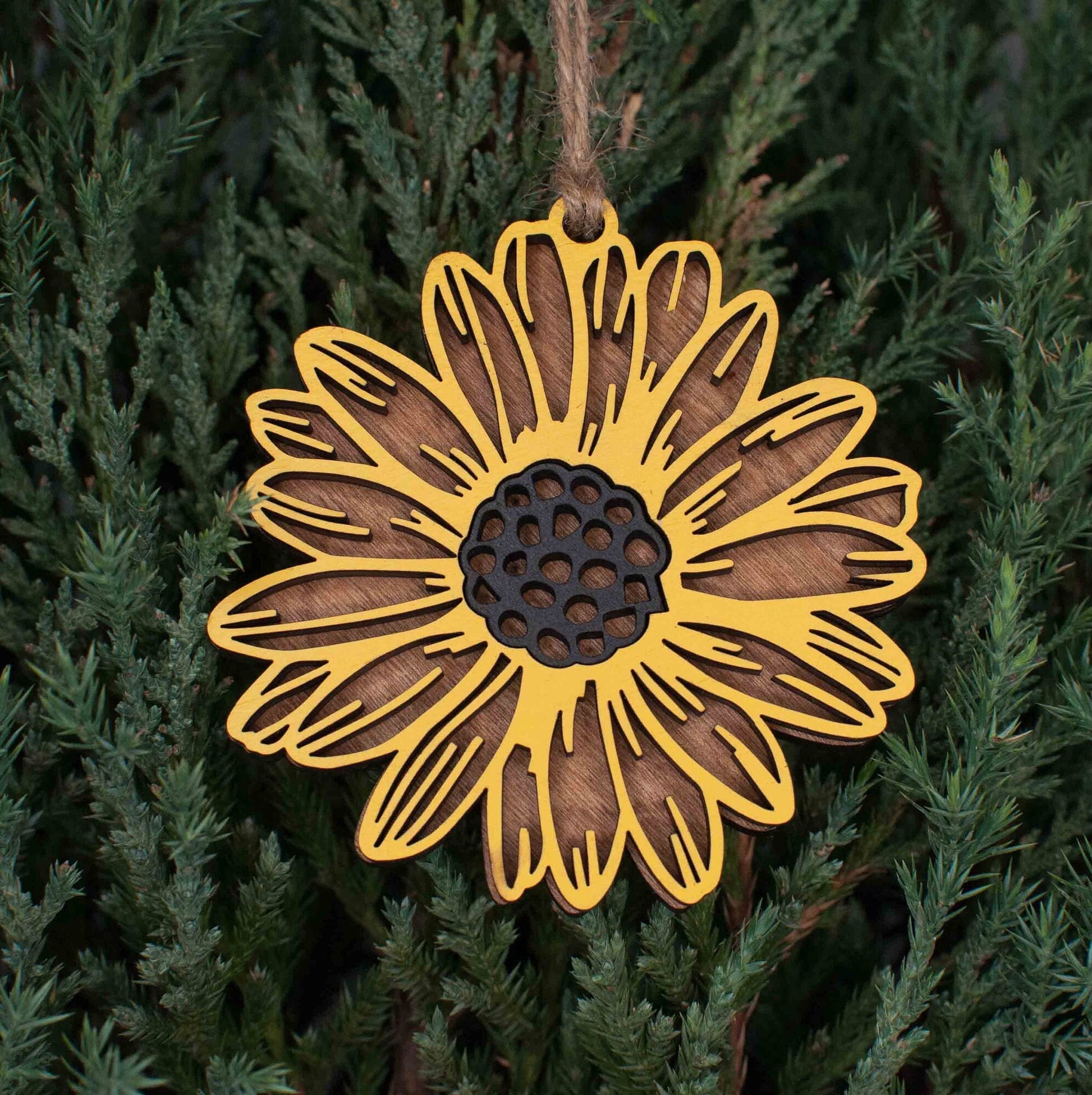 Sunflower Christmas Ornament