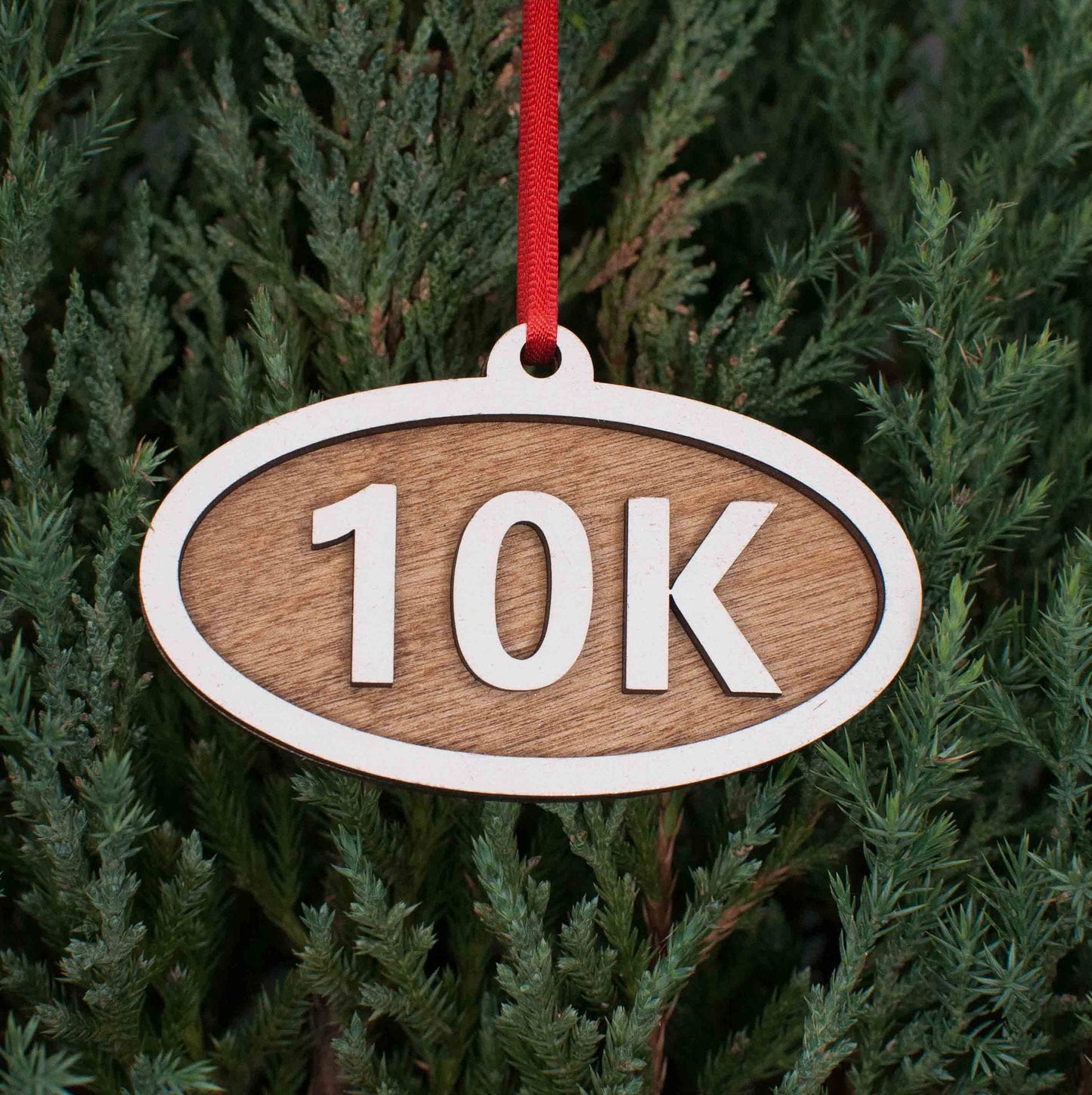 Marathon, Half Marathon, 10K, 5K Christmas Ornament