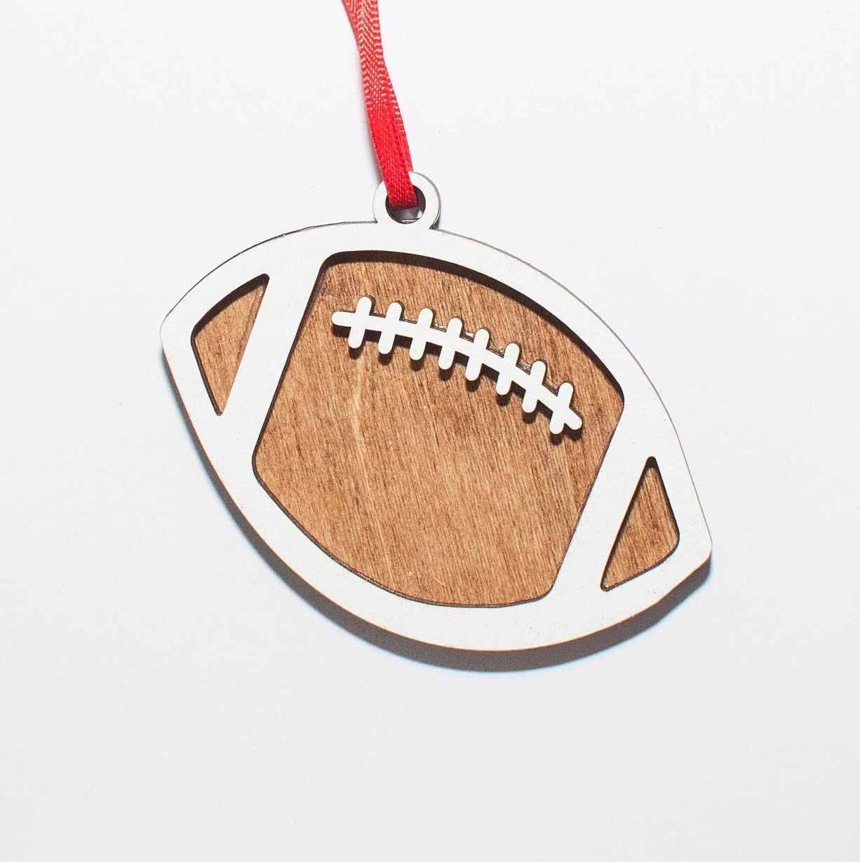 Football Christmas Ornament