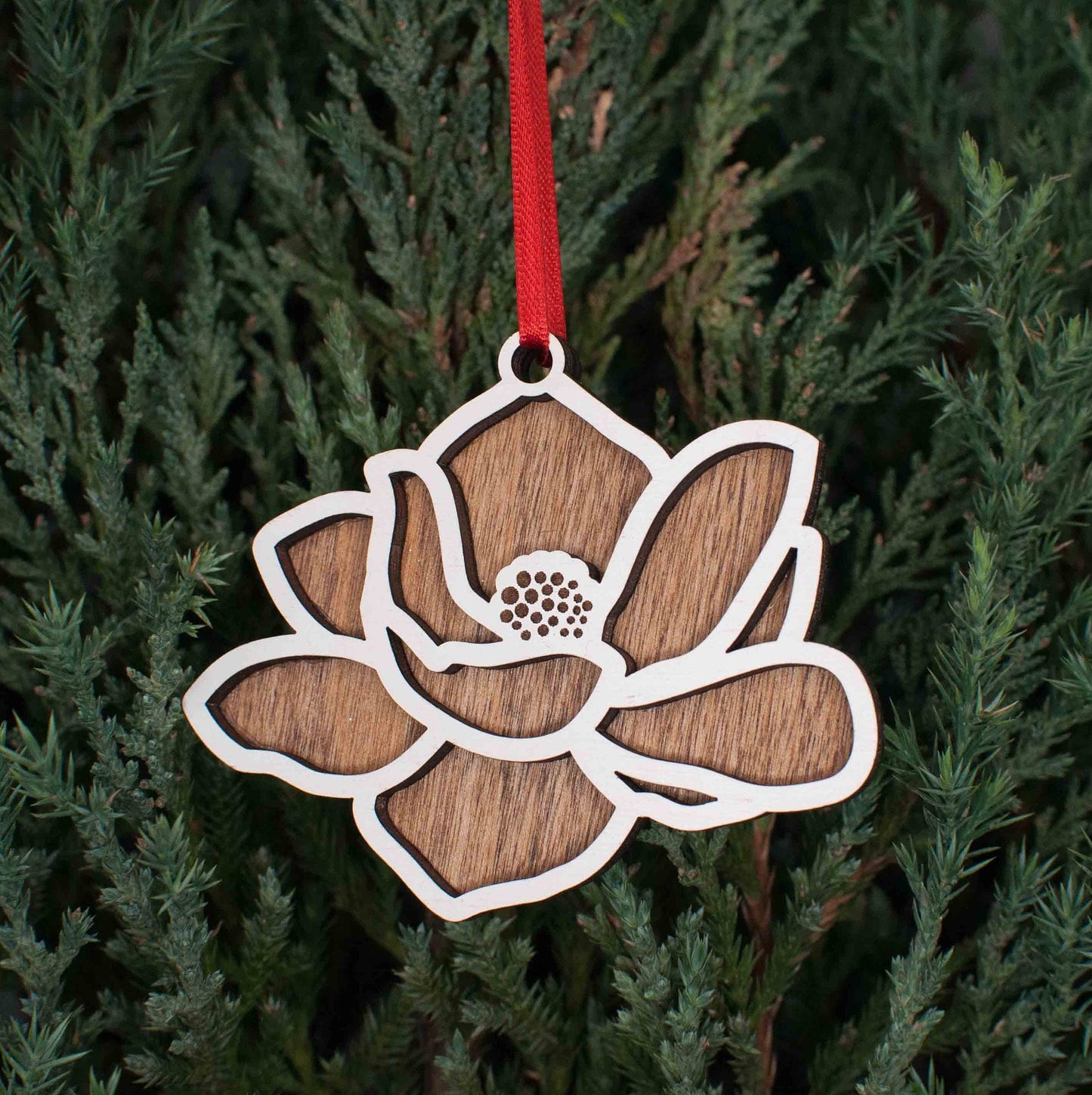 Magnolia Christmas Ornament